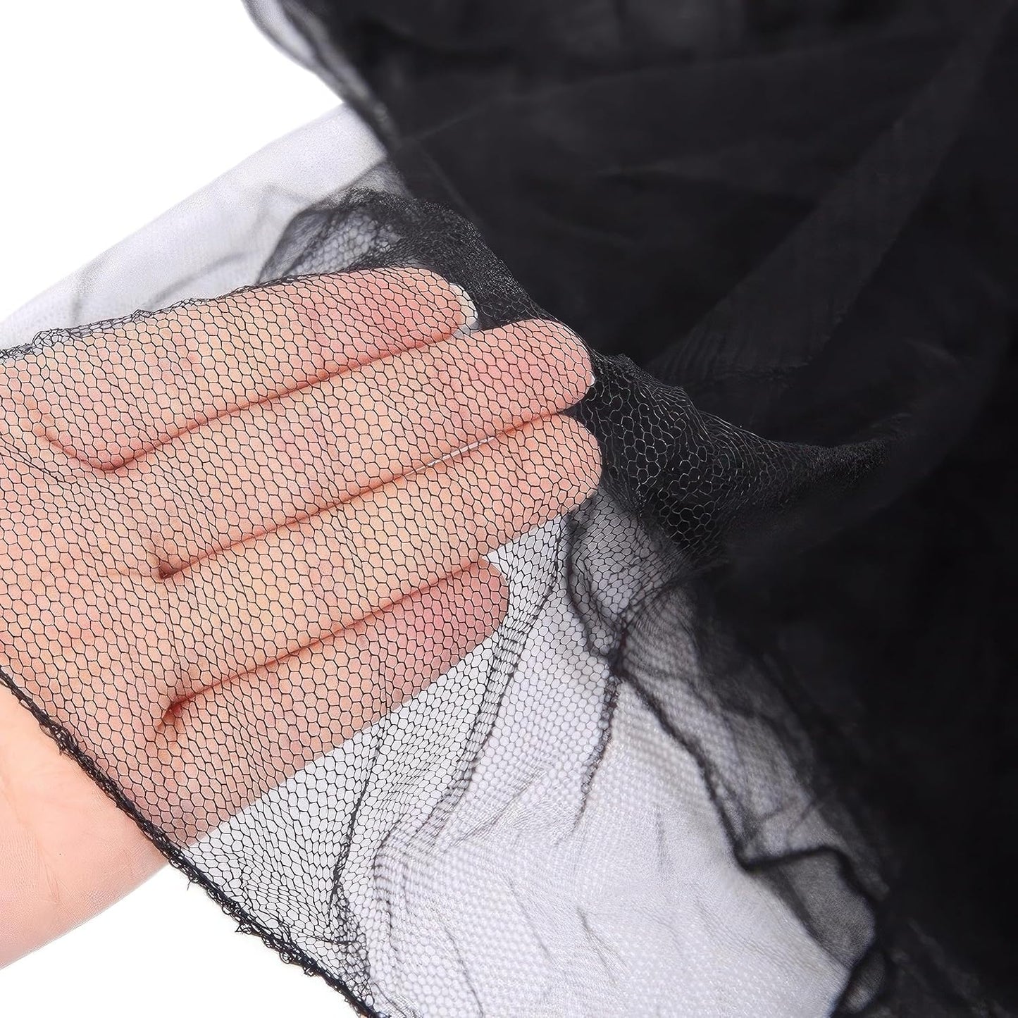 Black DIY Mosquito Net Fabric | 10x20 FT Netting | Insect Cover for Garden, Patio, Outdoor & Windows | Multiple Sizes in Black, White & Green | Raised Bed Screen Mesh Barrier